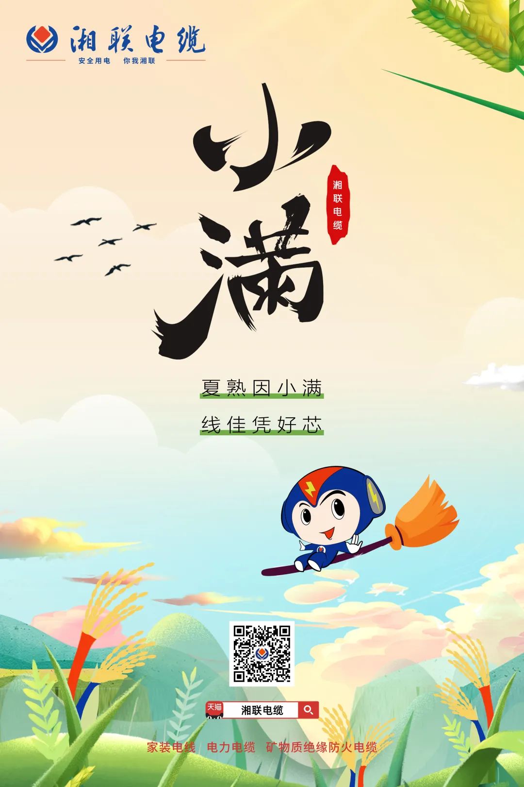 小滿節(jié)氣今日至，用電安全需重視！#安全用電你我湘聯(lián)